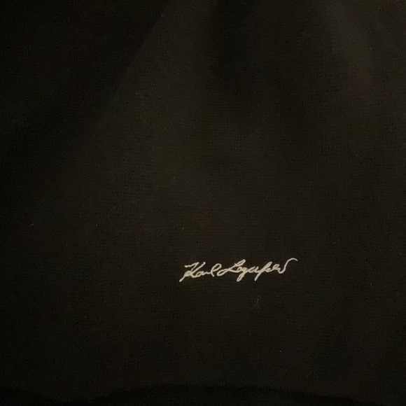 Karl lagerfeld sleeveless black sweater with pocket - Picture 5 of 7